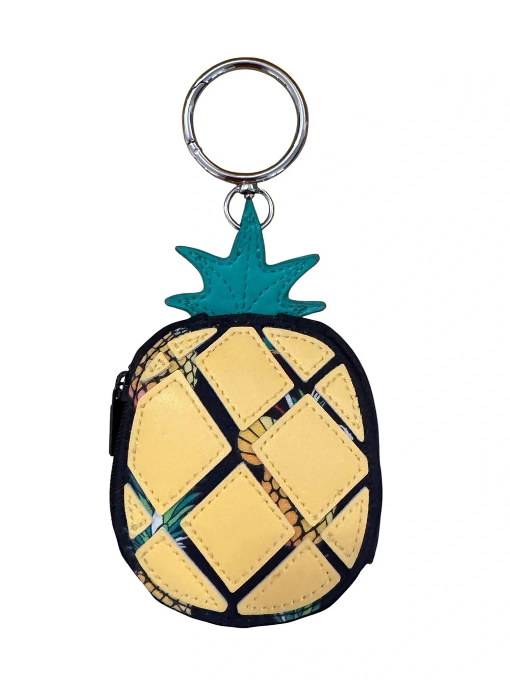 Vera Bradley Toucan Party Pineapple Coin Pouch and Bag Charm RETIRED